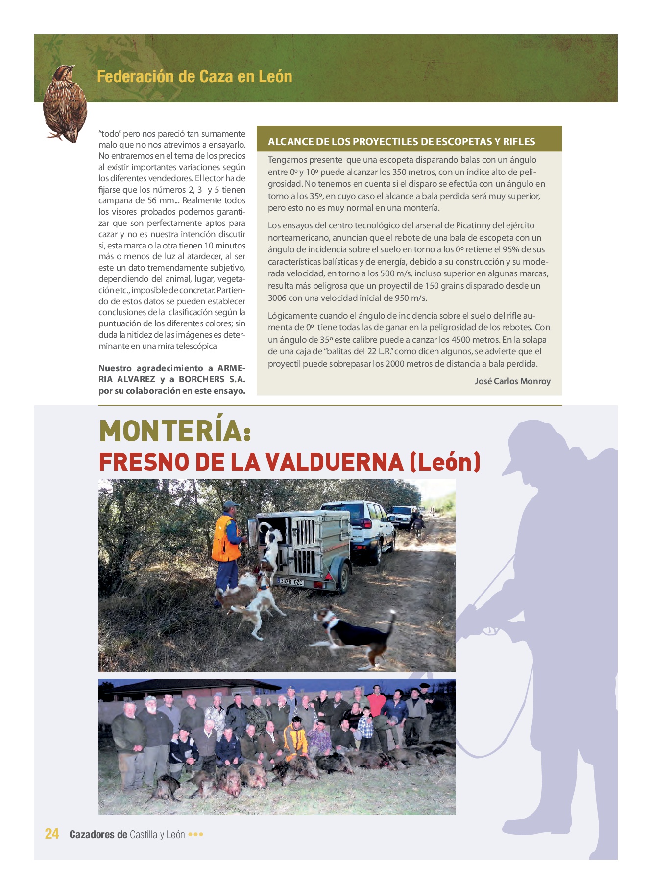 Página 24 Revista Cazadores de Castilla y León nº 12